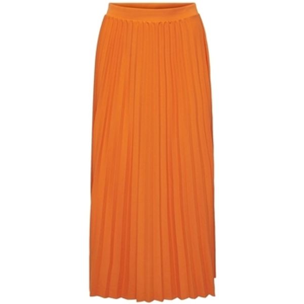 Only Only  Suknje Melisa Plisse Skirt - Orange Peel  Only