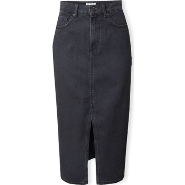 Only Only  Suknje Noos Bianca Midi Skirt - Washed Black  Only