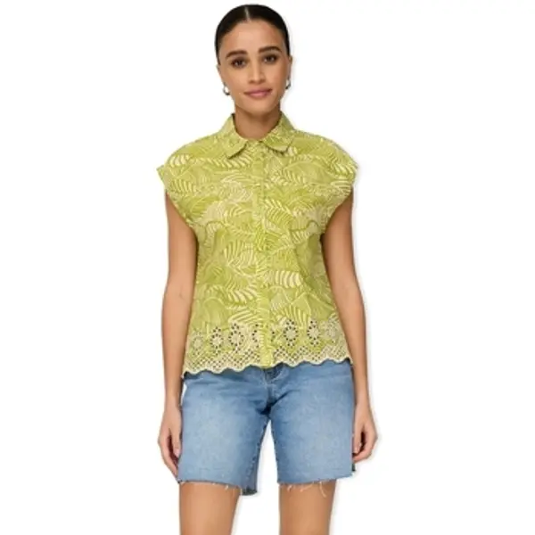 Only Only  Topovi i bluze Lou Life Shirt - Caming Gear/Unamedle  Only