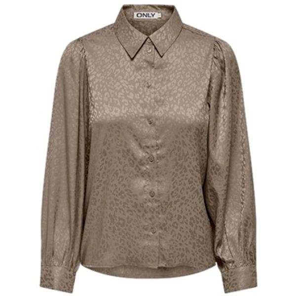 Only Only  Topovi i bluze Shirt Lalley Zora L/S - Weathered Teak  Only