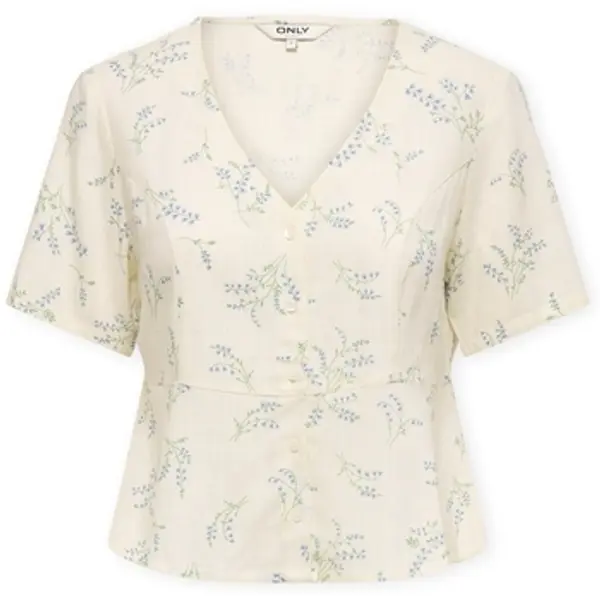 Only Only  Topovi i bluze Top Lyrida S/S - Bright White  Only