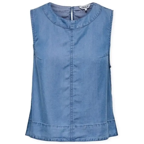 Only Only  Topovi i bluze Top Pema-Dorsi - Medium Blue Denim  Only