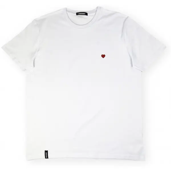 Organic Monkey Organic Monkey  Majice kratkih rukava Pixel Heart T-Shirt - White  Organic Monkey