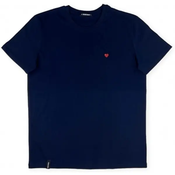 Organic Monkey Organic Monkey  Majice / Polo majice Pixel Heart T-Shirt - Navy  Organic Monkey