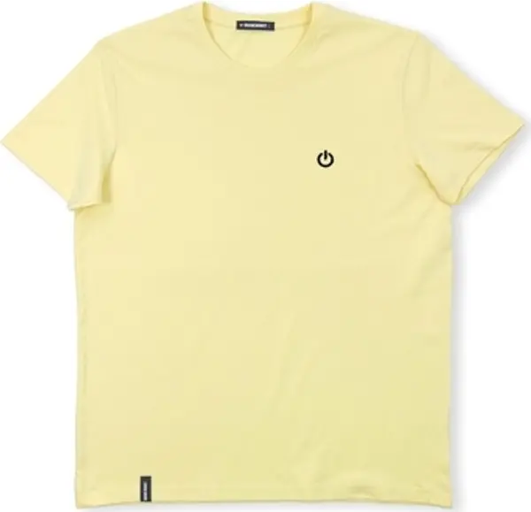 Organic Monkey Organic Monkey  Majice / Polo majice Power Off T-Shirt - Yellow Mango  Organic Monkey