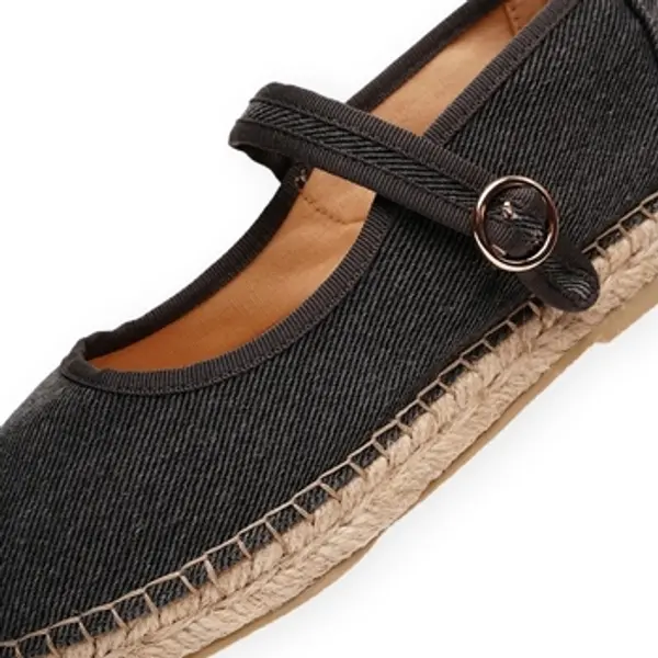 Paez Paez  Balerinke i Mary Jane cipele Mary Jane Raw W - Essential Charcoal  Paez