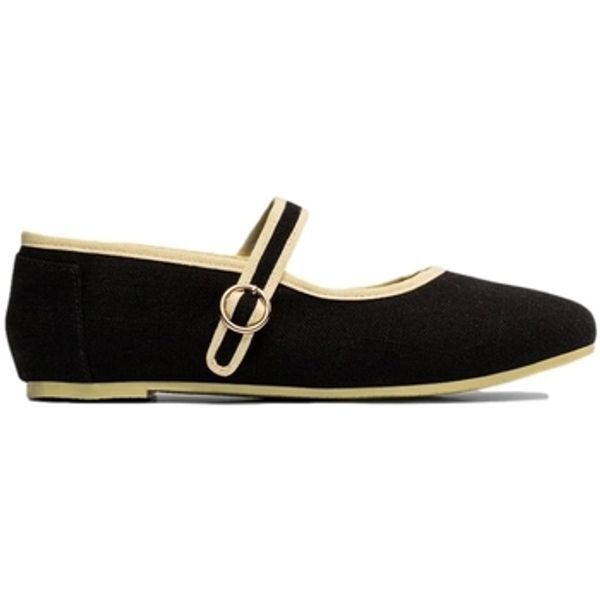 Paez Paez  Balerinke i Mary Jane cipele Mary Jane W - Linen Black  Paez