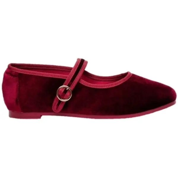 Paez Paez  Balerinke i Mary Jane cipele Mary Jane W - Velvet Burgundy  Paez