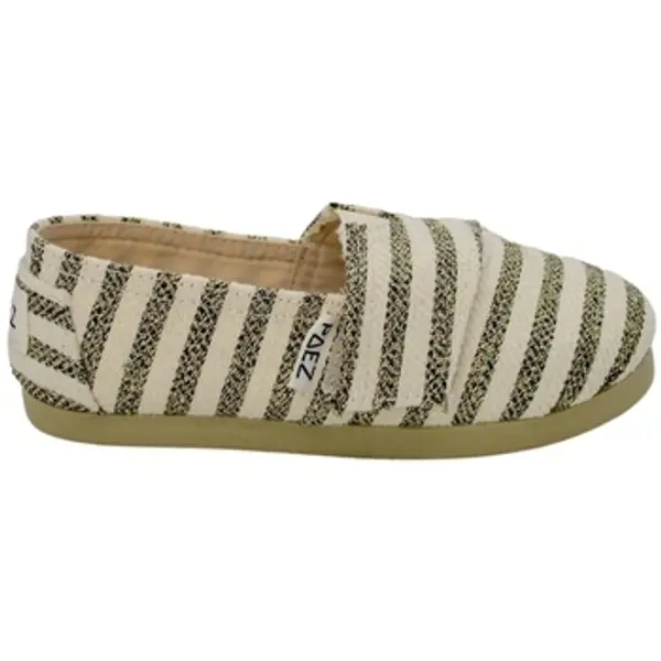 Paez Paez  Espadrile Gum Classic Kid - Surfy Lurex Ecru  Paez