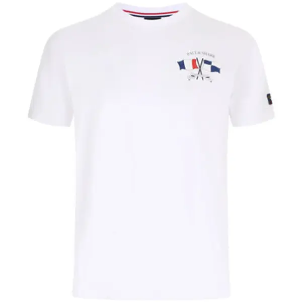 Paul & Shark Paul & Shark  Majice kratkih rukava T-SHIRT PAUL   SHARK 23411062 010 WHITE  Paul & Shark