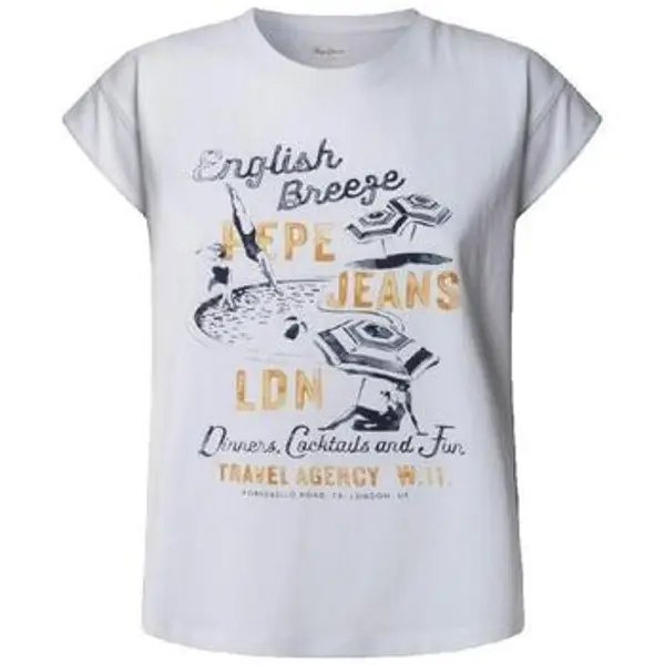 Pepe jeans Pepe jeans  Majice kratkih rukava T-shirt Pepe Jeans Valma blanc  Pepe jeans