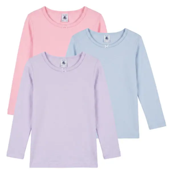 Petit Bateau Petit Bateau  Majice dugih rukava TSML X 3  Petit Bateau