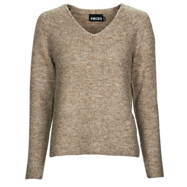 Pieces Pieces  Puloveri PCELLEN LS V-NECK KNIT  Pieces