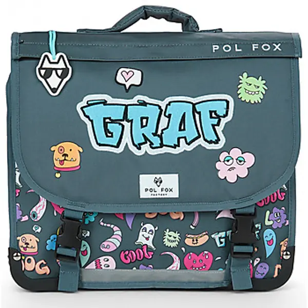 Pol Fox Pol Fox  Školske torbe CARTABLE 38 CM STREET ART  Pol Fox