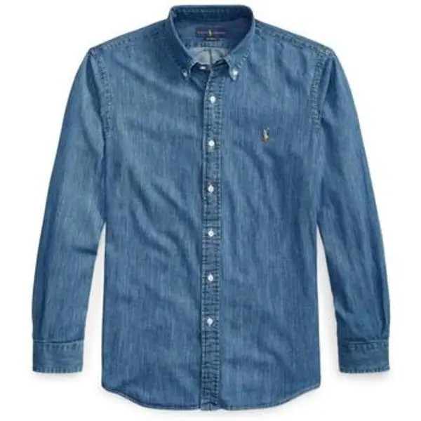 Polo Ralph Lauren Polo Ralph Lauren  Košulje dugih rukava Custom Fit Denim Shirt - Navy  Polo Ralph Lauren