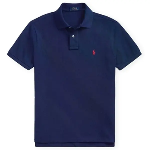 Polo Ralph Lauren Polo Ralph Lauren  Polo majice kratkih rukava Custom Slim Fit Mesh Polo Shirt - Navy  Polo Ralph Lauren