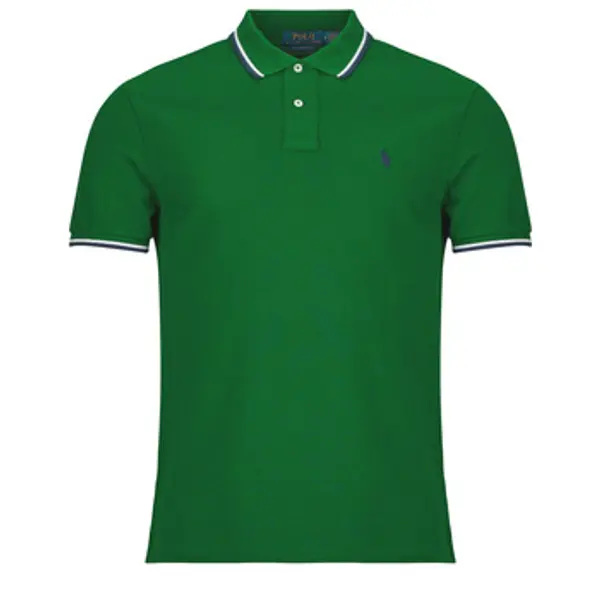 Polo Ralph Lauren Polo Ralph Lauren  Polo majice kratkih rukava POLO COUPE DROITE EN COTON BASIC MESH COL RAYE  Polo Ralph Lauren