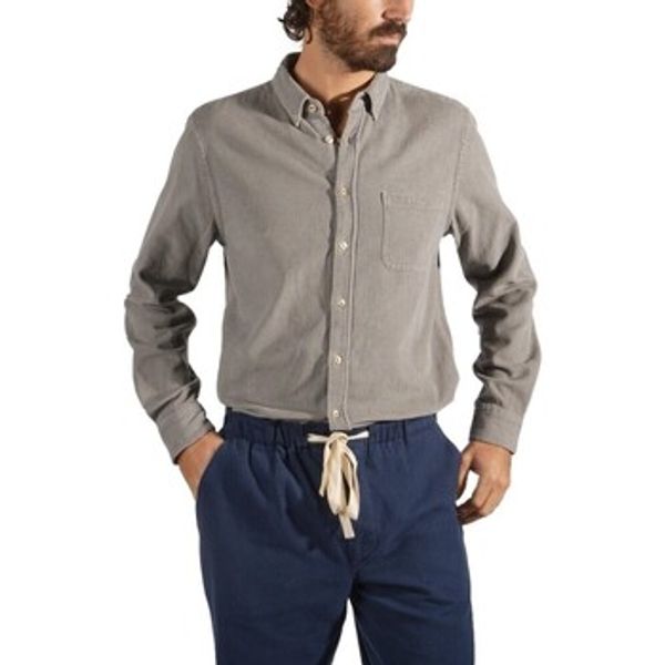 Portuguese Flannel Portuguese Flannel  Košulje dugih rukava Lobo Shirt - Grey  Portuguese Flannel