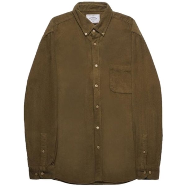 Portuguese Flannel Portuguese Flannel  Košulje dugih rukava Lobo Shirt - Olive  Portuguese Flannel