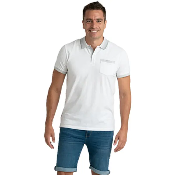 Privata Privata  Polo majice kratkih rukava PRI2632-BLANCO  Privata