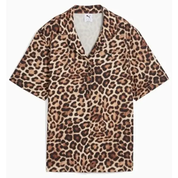 Puma Puma  Košulje i bluze Camisas Mujer Modèle Leo Luxe Relaxed Aop Shirt  Puma