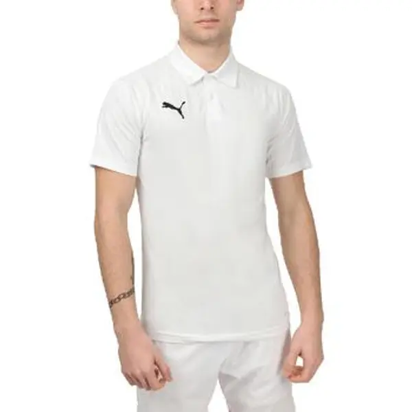 Puma Puma  Polo majice kratkih rukava Polo manches courtes  Teamliga blanc  Puma
