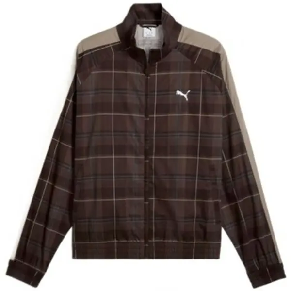 Puma Yellow Puma Yellow  Jakne T7 Relaxed Tartan Woven Track Jacket  Puma Yellow