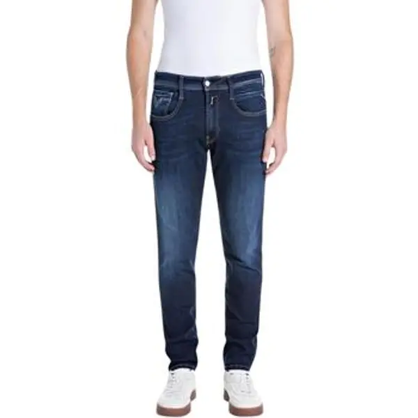 Replay Replay  Slim traperice 10 OZ DARK INDIGO POWER STRETCH DENIM M0914 .000.41A 214  Replay