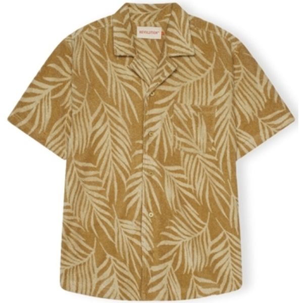 Revolution Revolution  Košulje dugih rukava Terry Cuban 3101 Shirt - Khaki  Revolution