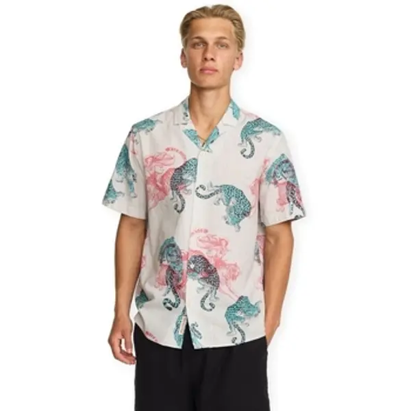 Revolution Revolution  Košulje kratkih rukava Cuban Shirt 3249 - Off White  Revolution