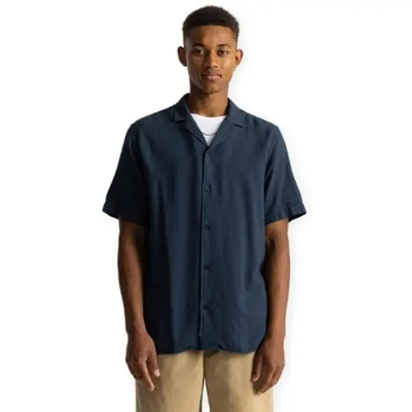 Revolution Revolution  Košulje kratkih rukava Cuban Shirt 3927 - Navy  Revolution