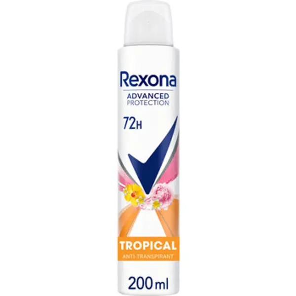 Rexona Rexona  Dezodoransi Tropical Spray Deodorant 72h - 200 ml  Rexona