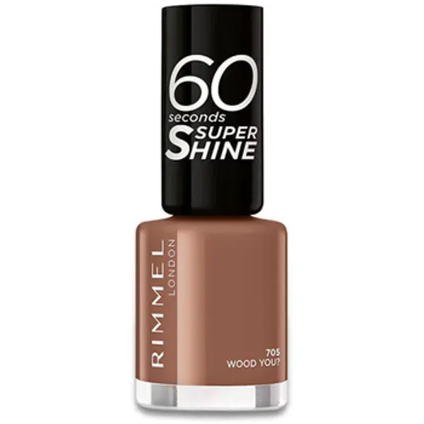 Rimmel London Rimmel London  Lakovi za nokte 60 Seconds Super Shine Nail Polish - 705 Wood You ?  Rimmel London