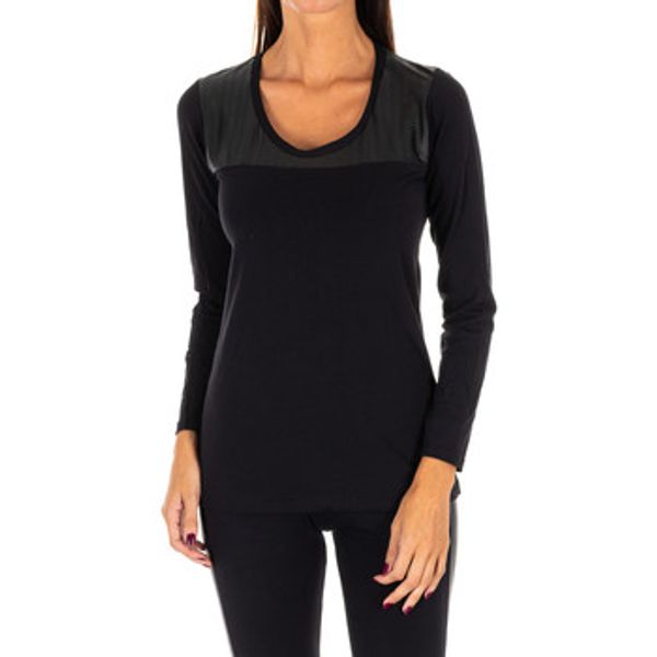 Rossoporpora Rossoporpora  Majice dugih rukava DB750-NERO  Rossoporpora