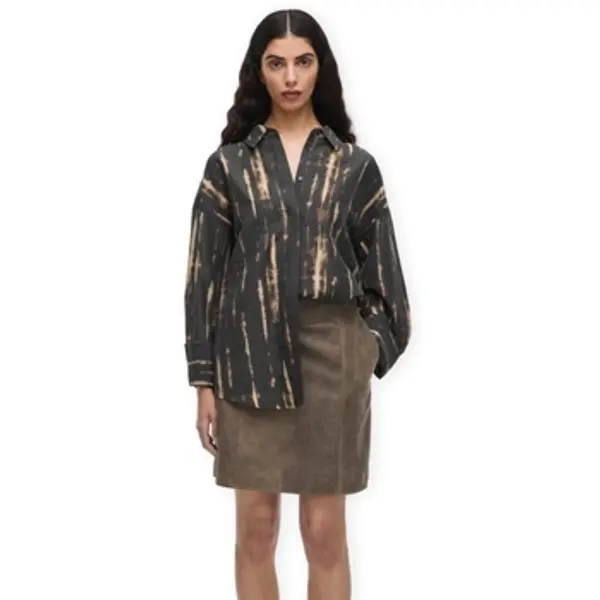 Rouge Edit Rouge Edit  Topovi i bluze Alinine Print Shirt - Meteorite  Rouge Edit