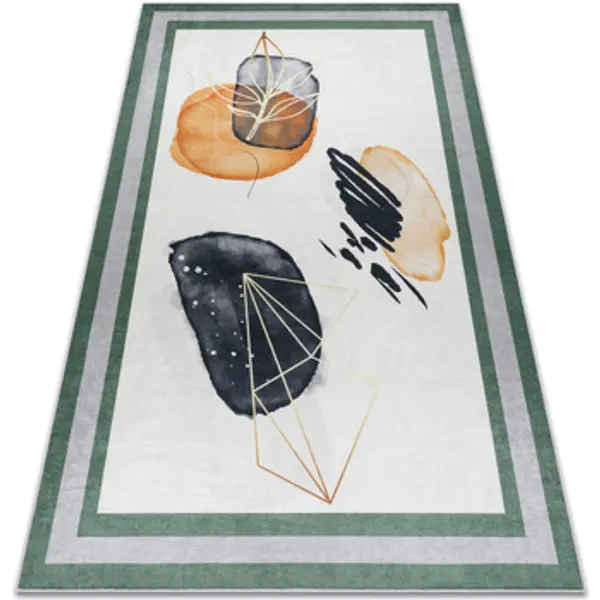 Rugsx Rugsx  Tepisi ANDRE 1088 pranje tepiha apstrakcija okvir protukl 120x170 cm  Rugsx