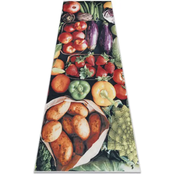 Rugsx Rugsx  Tepisi ANDRE 1711 pranje tepiha Voće i povrće, 80x200 cm  Rugsx