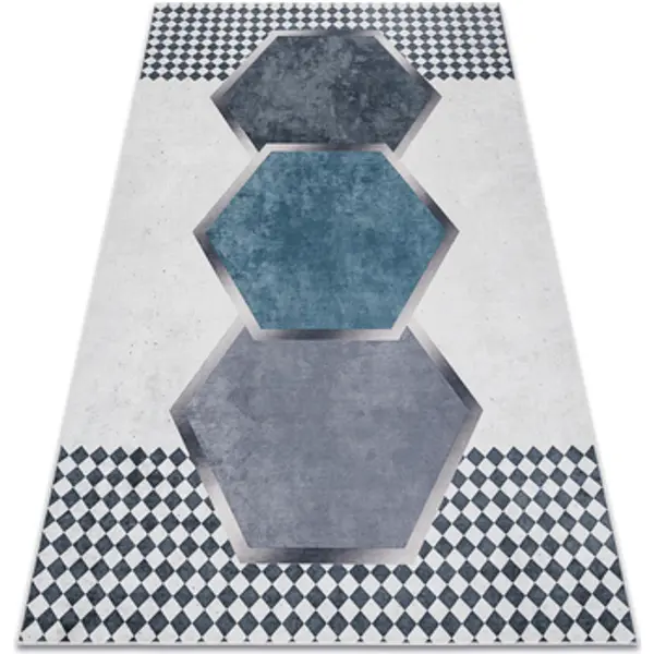 Rugsx Rugsx  Tepisi ANDRE 1863 pranje tepiha dijamant, geometrijski pr 120x170 cm  Rugsx