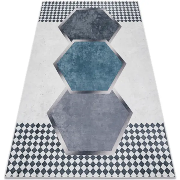 Rugsx Rugsx  Tepisi ANDRE 1863 pranje tepiha dijamant, geometrijski pr 80x150 cm  Rugsx