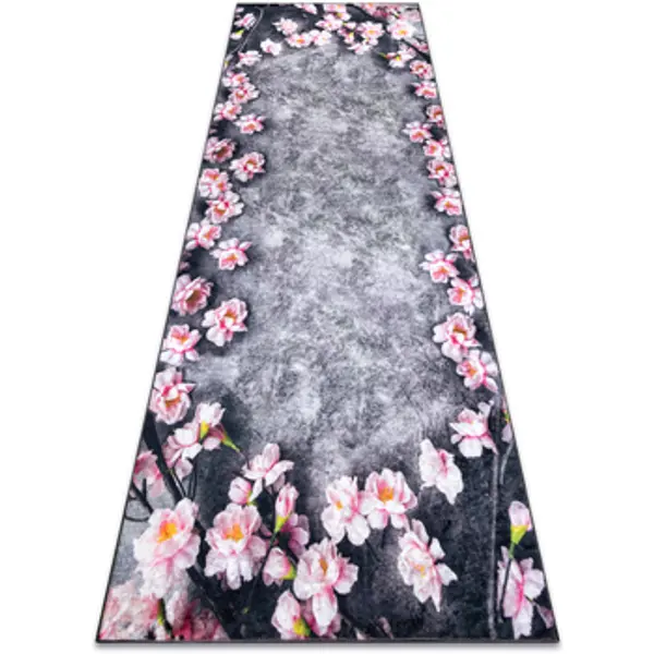 Rugsx Rugsx  Tepisi ANDRE 28170 pranje tepiha Cvjetovi protuklizna - 80x200 cm  Rugsx