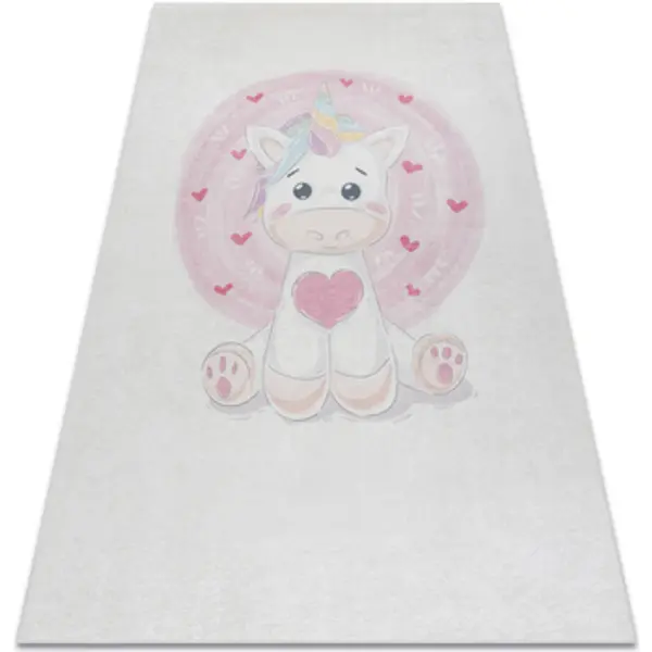 Rugsx Rugsx  Tepisi BAMBINO 1128 pranje tepiha Eenhoorn za djecu 80x150 cm  Rugsx