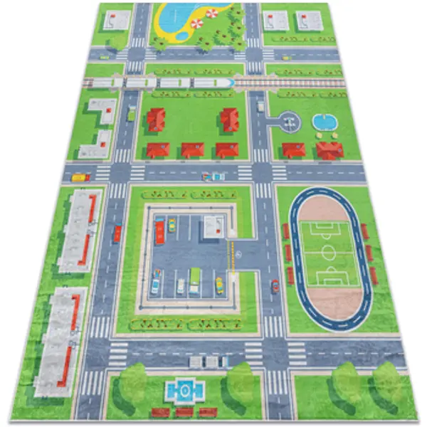 Rugsx Rugsx  Tepisi BAMBINO 2624 pranje tepiha Grad, ulice za 160x220 cm  Rugsx
