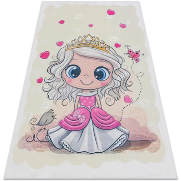 Rugsx Rugsx  Tepisi BAMBINO 43020 pranje tepiha Princeza, zvijezde za 140x200 cm  Rugsx