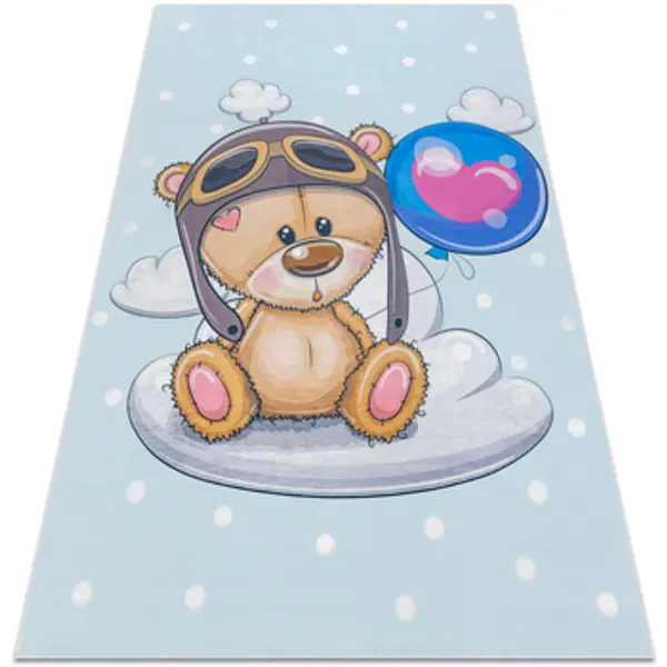 Rugsx Rugsx  Tepisi BAMBINO 43030 pranje tepiha Medvjedić, pilot za 140x200 cm  Rugsx