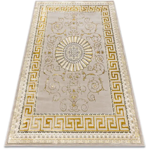 Rugsx Rugsx  Tepisi BLISS Z160AZ147 tepih tamno bež / zlatna 140x190 cm  Rugsx