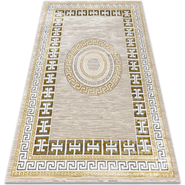Rugsx Rugsx  Tepisi BLISS Z205AZ127 tepih krem / zlatna - 140x190 cm  Rugsx