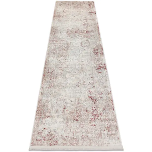 Rugsx Rugsx  Tepisi DISTIN 0828A roza / puder / bijeli 80x250 cm  Rugsx