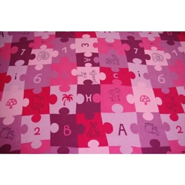 Rugsx Rugsx  Tepisi Dječji Tepih PUZZLE ljubičasta 150x250 cm  Rugsx