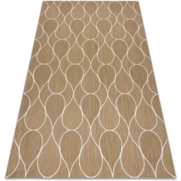 Rugsx Rugsx  Tepisi FLAT 49379265 Tepih od sisala Kapi - 200x290 cm  Rugsx