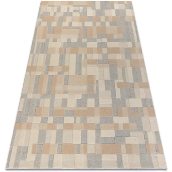 Rugsx Rugsx  Tepisi FLUX 461.117.SA130 vuneni tepih OSTA - Geometrijsk 200x300 cm  Rugsx